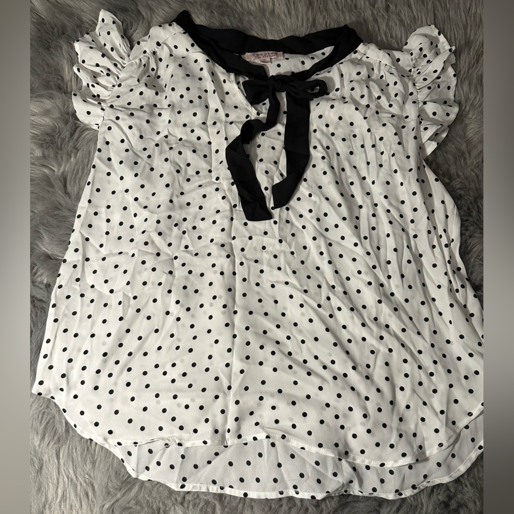 Tempted Polka Dot Blouse